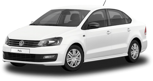 2D коврики EVA в салон и багажник  на Volkswagen Polo V седан (2017-2020)