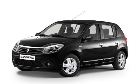 3D коврики EVA с бортами в салон  на Renault Sandero I (2009-2014)